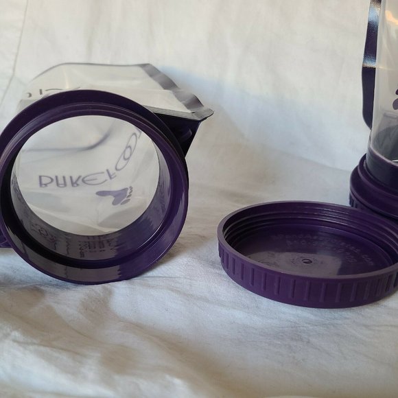 2 x Reusable Portable Beverage Snack Storage Jar Pouches Camping Space Saving - Picture 6 of 11